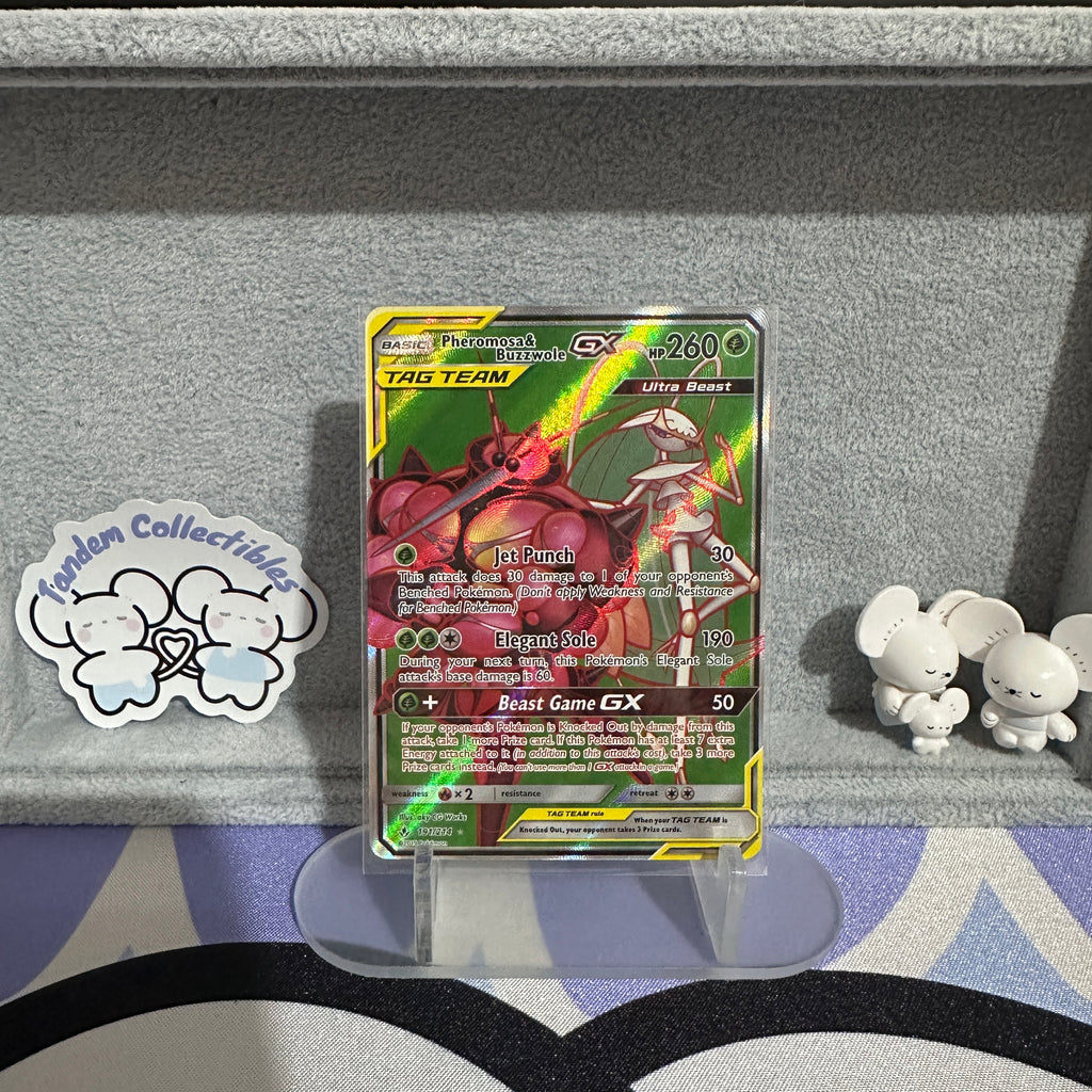 Pheromosa And Buzzwole Tag Team 191/214 NM