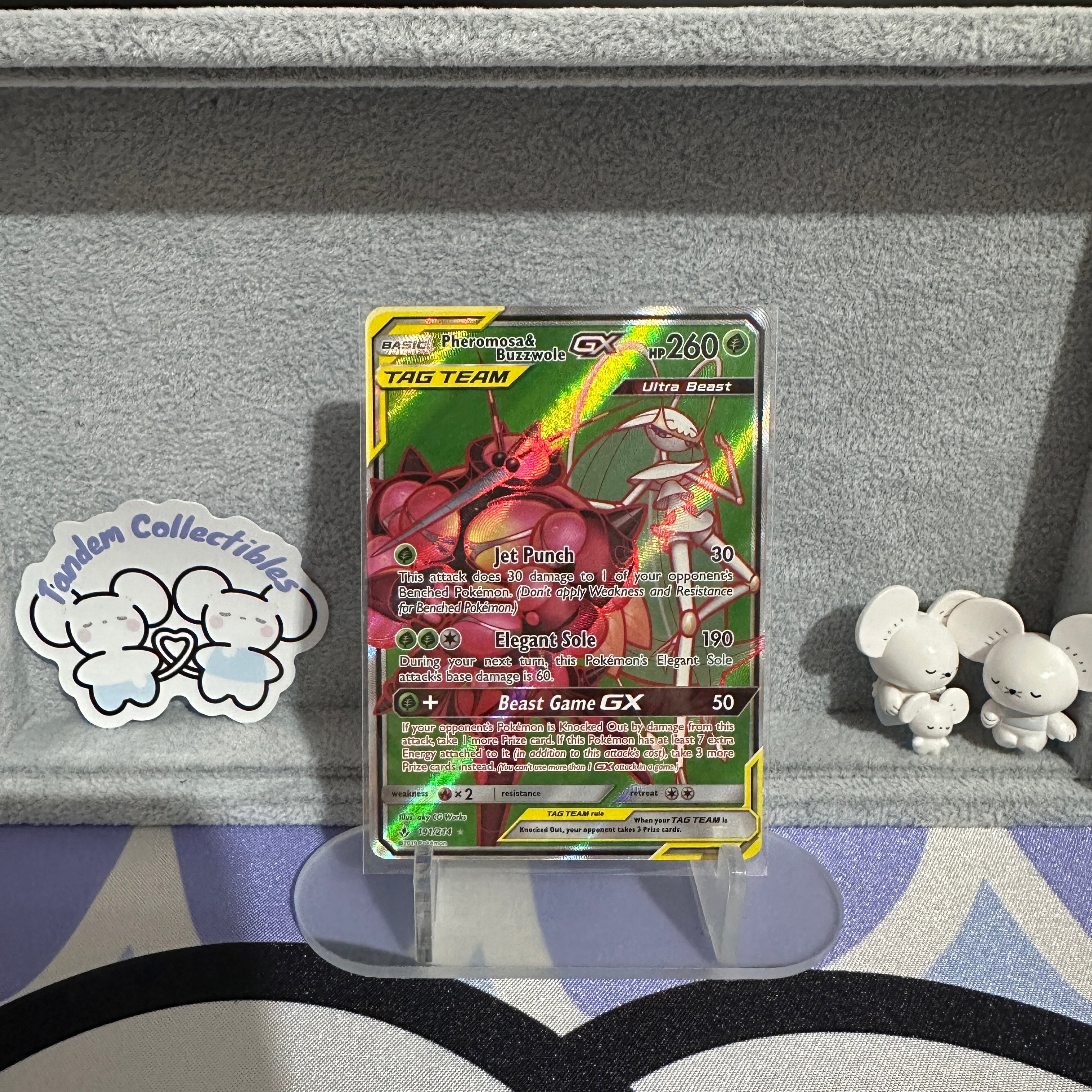 Pheromosa And Buzzwole Tag Team 191/214 NM